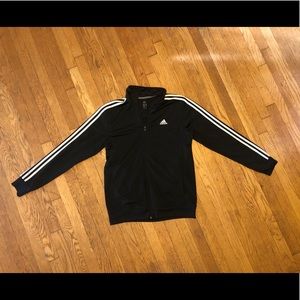 Adidas track suit zip up top